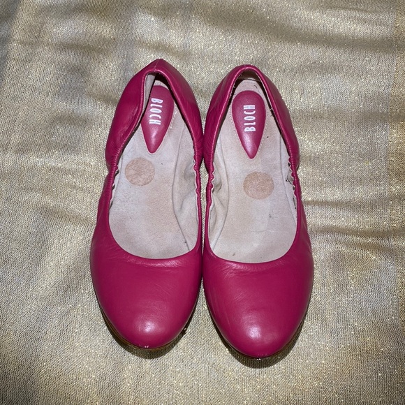 BLOCH pink synthetic leather ballet pumps, size 36 - Picture 3 of 4